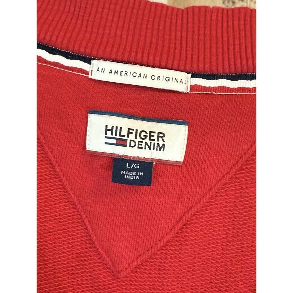Tommy Hilfiger Women’s Dress Large Polo T-shirt Dress Red White Blue - Picture 3 of 6